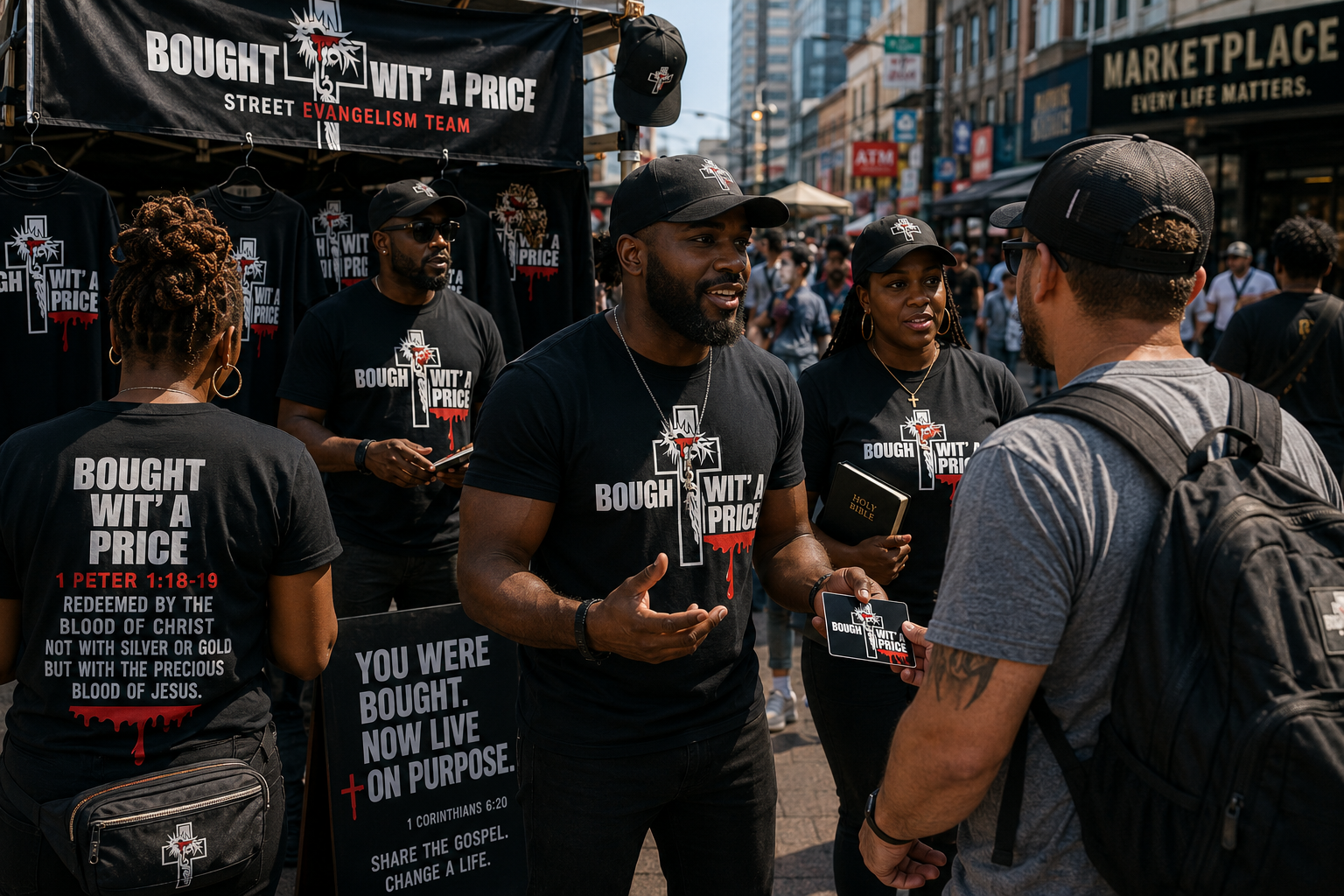 Bought Wit' A Price street evangelism team